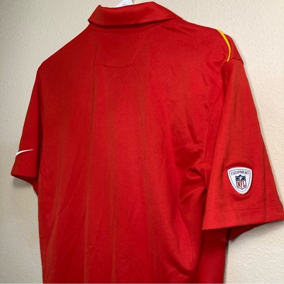 Chiefs Nike Dri Fit Polo Red Men’s Small 2019 Team Apparel NWT - Picture 5 of 7